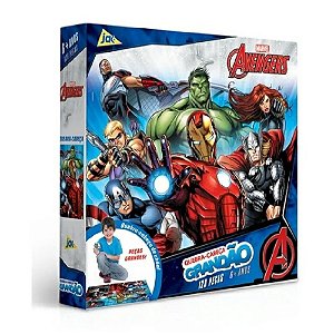 Quebra-cabeça Grandão 120 Peças Os Vingadores Avengers Jak