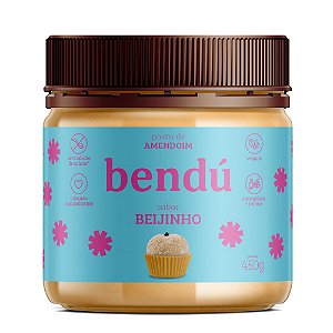  Pasta de Amendoim Beijinho Vegano (450g) - Bendú