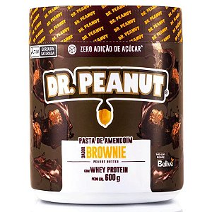 Pasta de Amendoim BROWNIE (600g) - Dr Peanut - Hiper Pump