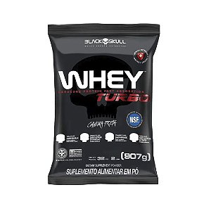 Whey Turbo 907g (refil) - Black Skull