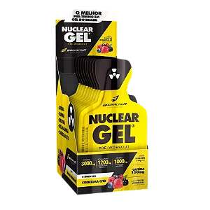 Pré Treino Nuclear Rush Gel 10 Sachês 25g