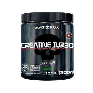 Creatine Turbo (300G) LIMÃO- Black Skull