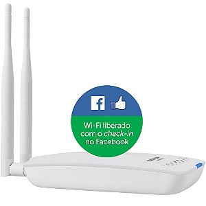 Roteador Intelbras Hotspot 300 Wifi Com Check-in Facebook Ap