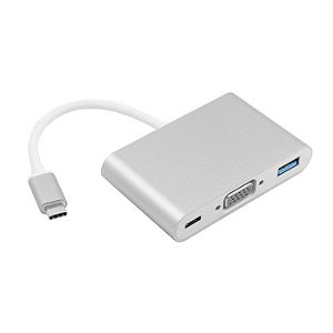 Adaptador de USB-C 3.1 para multiporta - VGA , USB para Macbook