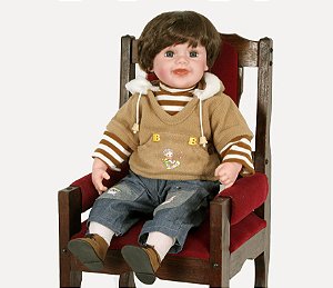 Boneca Importada Little Children 601Y menino