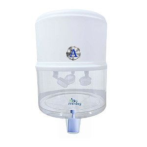 Galão Purificador  Ionizador Branco 19 lT Azul