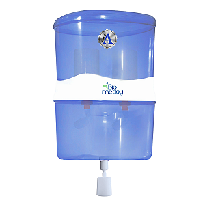 Galão Purificador Água Alcalina 2 velas Azul