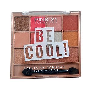 Paletas de Sombras e Iluminador Bee Cool - Pink 21 Cor 01