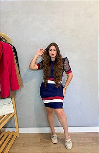 Vestido Tule Nautico