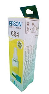 EPSON T664 Tinta EcoTank de alta capacidade para impressoras Amarelo