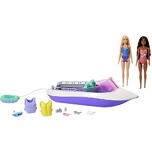 Barbie Entretenimento Barco C/BONECAS Mermaid Power