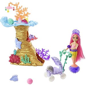 Barbie Fantasy Playset Chelsea Mermaid Power