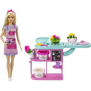 Barbie Profissoes Loja de Flores