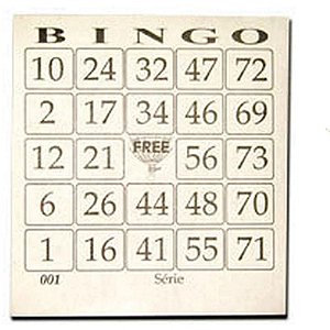 Bloco para Bingo Jornal Bingao 4X1 100 Folhas