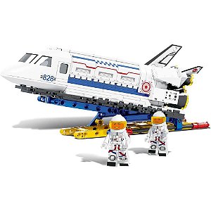 Brinquedo para Montar Onibus Espacial 340PCS
