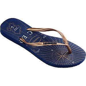 Chinelo Havaianas Feminino SLIM Nautical 35/6 MARINHO/ROS