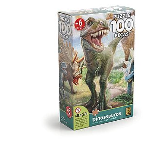 QUEBRA-CABECA Cartonado Dinossauro 100 PCS