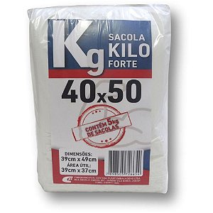 Sacola Plastica 40X50 C/750UNID. Kilo Forte