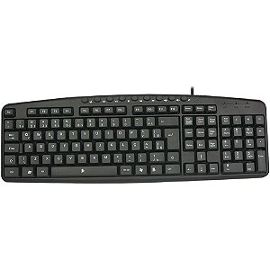 Teclado USB Office Multimidia USB com Fio