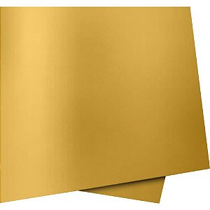 Papel Cartolina Dupla Face Color SET 48X66CM Ouro