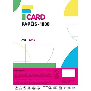 Papel Cartolina Rosa 50X66CM 180G