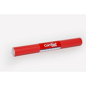 Contact Liso 45CMX10M Opaco Vermelho