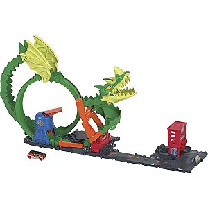 Hot Wheels Pista CITY Luta Epica do Dragao