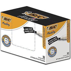 Pincel Quadro Branco Marking Recarregavel Preto (070330348172)