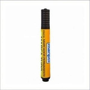 Pincel Marcador Permanente Marca Tudo Preto 5MM