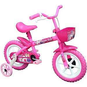 Bicicleta Infantil ARO 12 ARCO IRIS Rosa