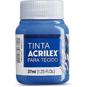 Tinta para Tecido Fosca 37ML Azul Turquesa PCTE C/12