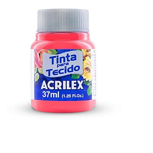 Tinta para Tecido Fosca 37ML Coral