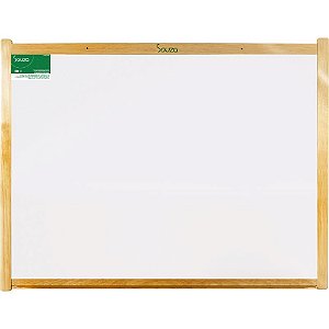 Quadro Branco Moldura Madeira 120X090CM Magitel