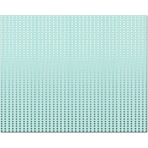 Placa em EVA Estampado 48X40CM Lantejoula Azul 2MM