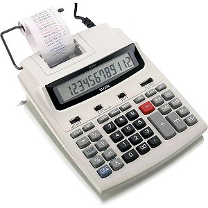 Calculadora de Impressao 12 DIG. BOB.58MM Bivolt Cinza
