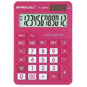 Calculadora de Mesa 12 DIG. GRD PINK PC286 PK