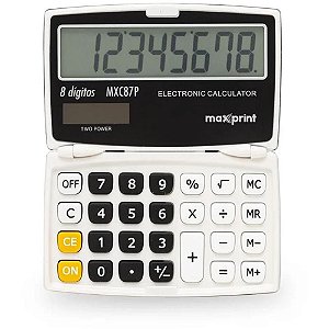 Calculadora de Mesa 8 DIG MX­ C87P BRANCO/PRETO