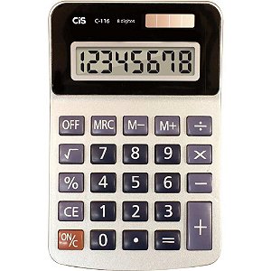 Calculadora de Mesa 8 DIG. MOD CALCK C-116