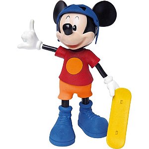 Boneco e Personagem Mickey Radical C/SOM 31CM.