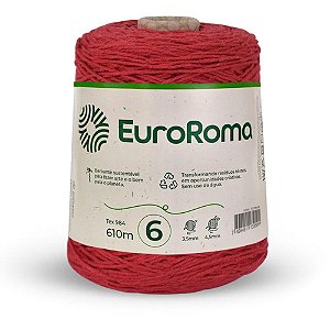 Barbante Colorido 600G 4/6 Fios 610M Vermelho