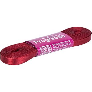 Fita de Cetim 07MM 10M. Vinho 389