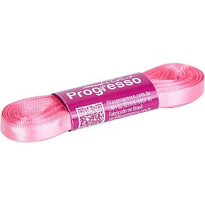 Fita de Cetim 07MM 10M. Rosa Petala 009