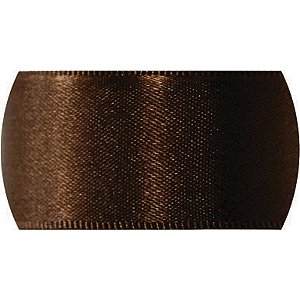 Fita de Cetim 07MM 10M. Marrom Cafe 340