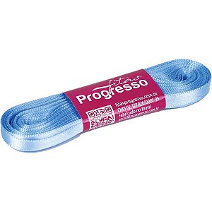 Fita de Cetim 07MM 10M. Azul Celeste 246