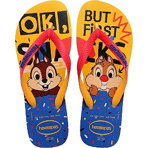 Chinelo Havaianas Licenciado Disney STYLISH 41/2 Amarelo