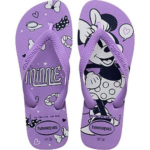 Chinelo Havaianas Infantil TOP Disney 29/0 Roxo Prisma