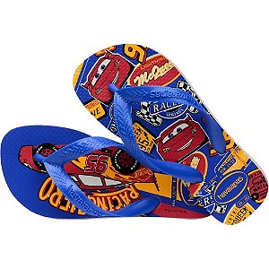 Chinelo Havaianas Infantil KIDS CARS 33/4 Azul Estrela