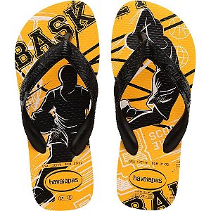 Chinelo Havaianas Infantil KIDS Athletic 27/8 Amarelo POP