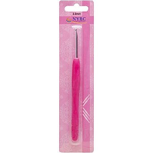 Agulha para Croche TAM.3,0MM Cabo Silicone PINK Blister