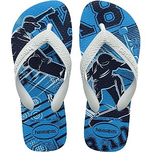 Chinelo Havaianas Infantil KIDS Athletic 33/4 Turquesa